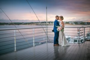 Waterfront-Wedding-Sunset-Deck