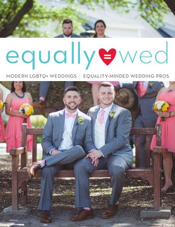 GRAY AND PINK VIRGINIA BEACH GAY WEDDING AT LESNER INN